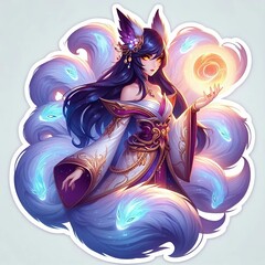 Ahri: The Mystical Nine-Tailed Fox