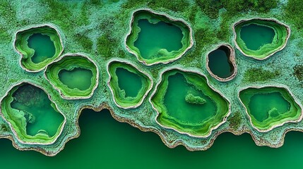 Aerial View of Lush Green Forest Landscape