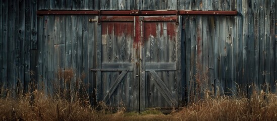 Naklejka premium Rustic Barn Door