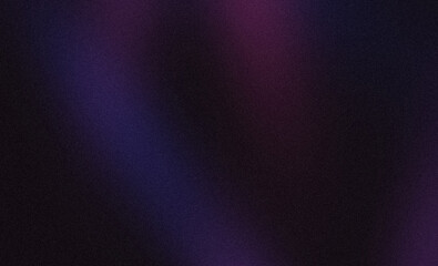 Elegant purple blue color spots on dark grainy gradient texture backdrop design. Dark noisy bright color spots, glowing, noise, bright, template, banner, poster, copy space