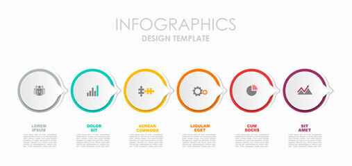 Infographic design template with place for your data. Vector illustration.