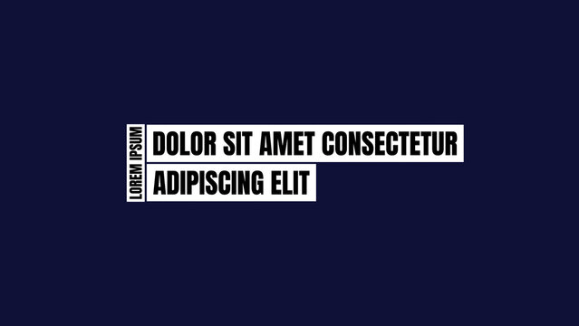 Clean Text Animations | Clean and Corporate-Style Text Animation for Company Introductions