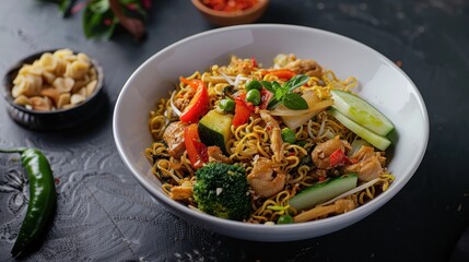 Delicious Asian Noodles Dish