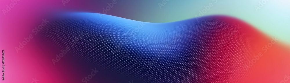 Aufkleber abstract wave design blending vibrant colors in smooth gradients, creating a visually stunning backg