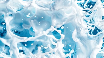 Naklejka premium Ocean water splash: A dramatic scene of ocean water in motion