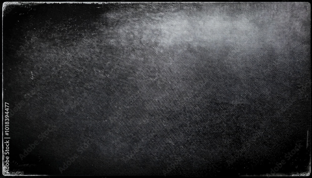 Poster Grunge Black Canvas Texture with Subtle Worn Edges and Vignette, High-Contrast Abstract Background in Vintage Monochrome Style