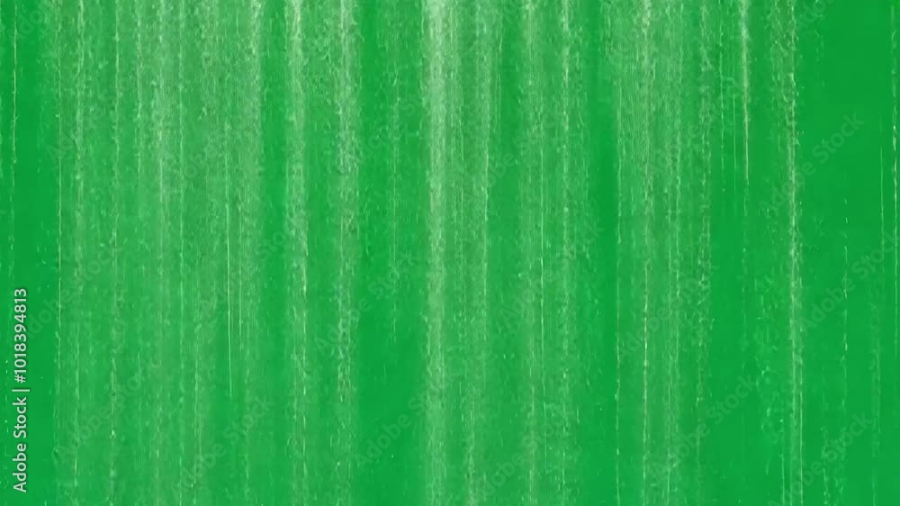 Poster white particles falling down on a green screen background. perfect for compositing and visual effect