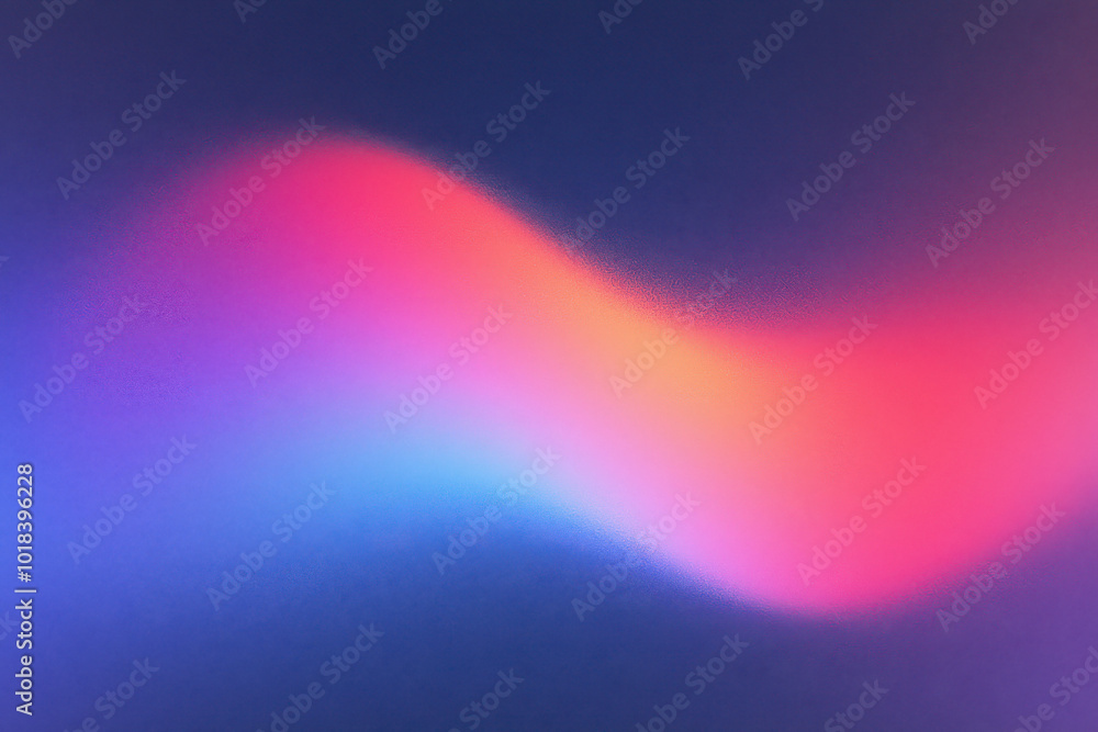 Poster abstract colorful wave pattern with smooth gradients creating a vibrant and dynamic background for v