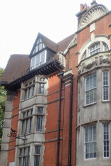 Old apartment building in the city
