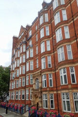 Old apartment building in the city
