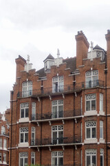 Old apartment building in the city
