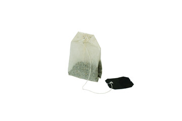 tea bag isolated on transparent background. industrial product. A Png image