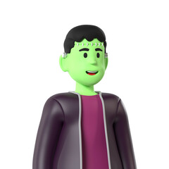 Frankenstein Halloween Costume Festival 3D Avatar