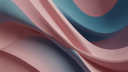 Fototapeta premium Gentle Flowing Fabric in Soft Pastel Hues for Tranquil Background