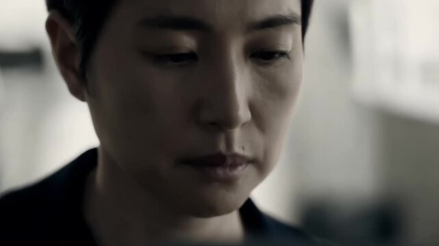 Avoidant person standing alone, emotional detachment, attachment style concept