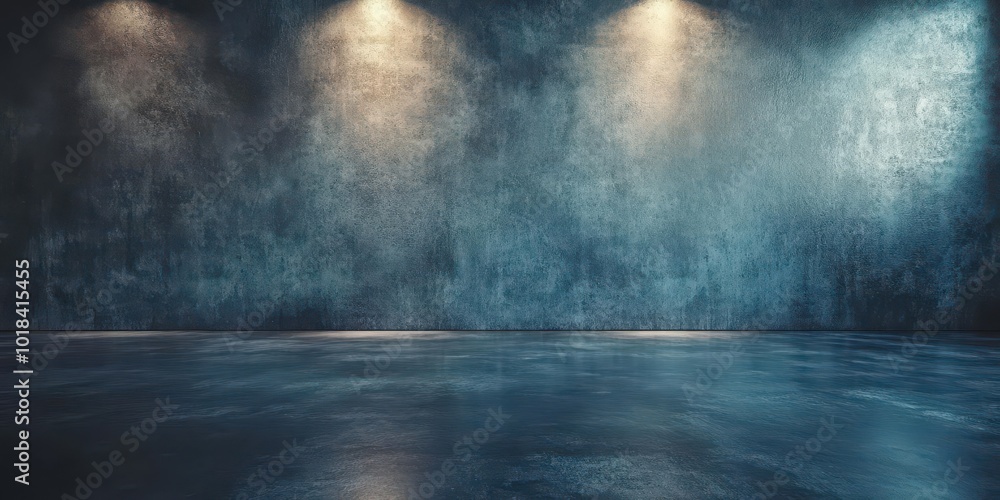 Poster the gray smooth concrete wall texture background showcases a minimalistic industrial design with a p