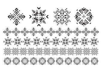 black and white seamless pattern