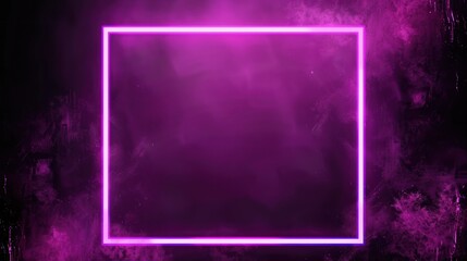 Obraz premium Purple Neon Frame