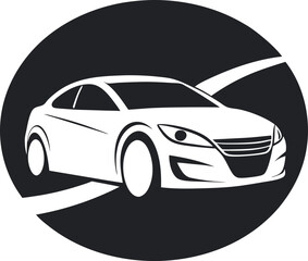 Car vector silhouette vector illustration design