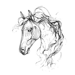 horse vector