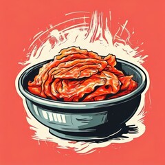 the AI Image Generator, Korean Kimchi