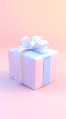 Obraz premium Elegant design of a pink and blue gradient gift box