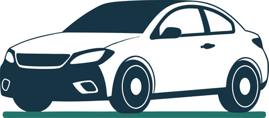 Car vector silhouette vector illustration design
