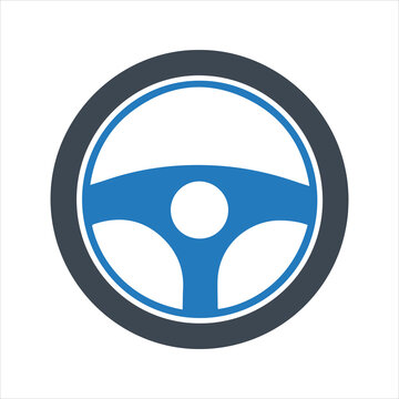 recommend clip art: Steering wheel icon. Driver. Driving car. Test drive icon