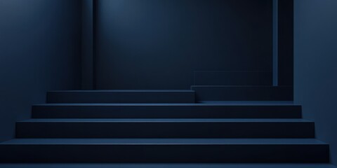 Obraz premium navy blue abstrack background