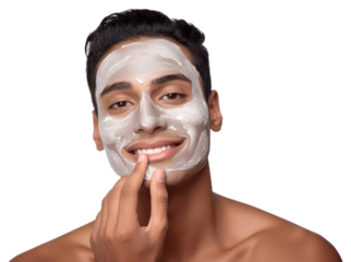 PNG Portrait applying adult photo transparent background