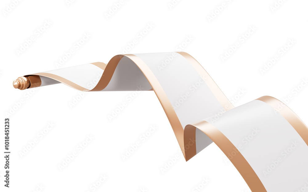 Poster chinese style empty scroll, chinese style background, chinese style element, 3d rendering.