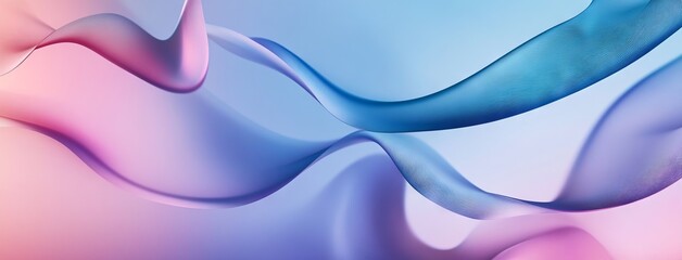 Futuristic Abstract Background with Blue and Purple Gradient. AI generated illustration