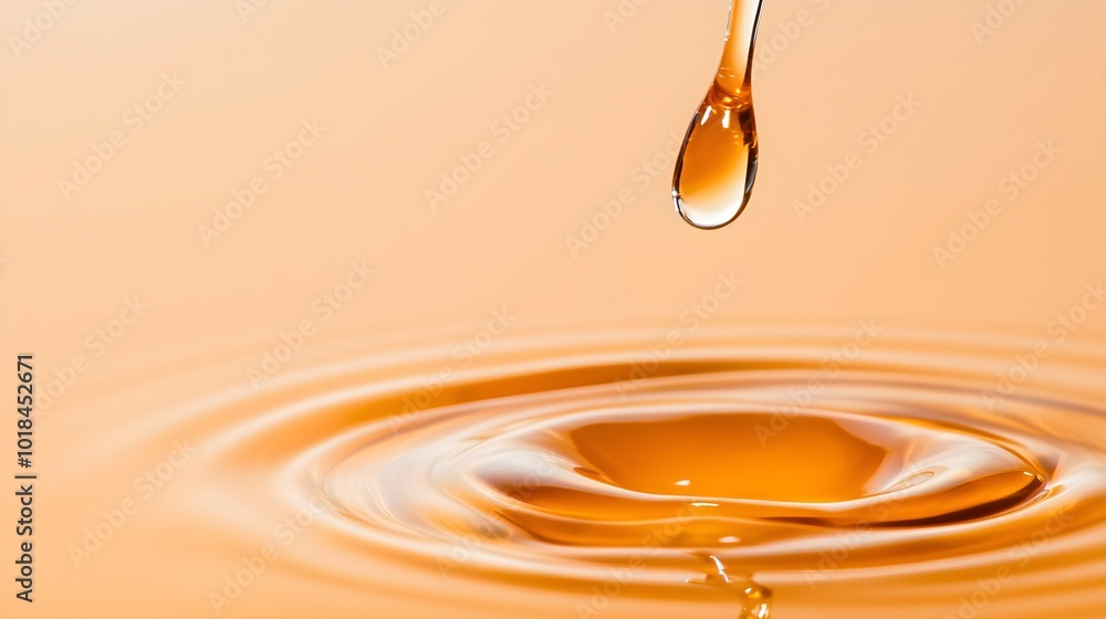 Poster exploring fluid dynamics analyzing viscosity and liquid texture in scientific study of fluid motion 