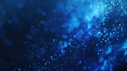 Fototapeta premium Abstract Blue Bokeh Background