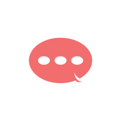 Q chat logo design illustration