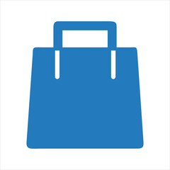 Paper bag icon. Shopping bag icon