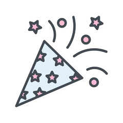 Confetti Vector Icon