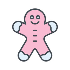 Gingerbread Vector Icon