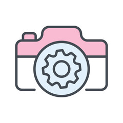 Camera Settings Vector Icon