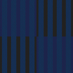 Navy and Black Herringbone Stripe Pattern