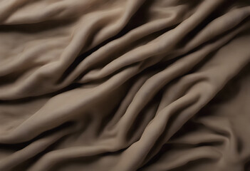 Brown dense fabric. Sewing, clothes, design. Fashion, design solutions