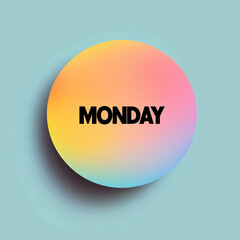 Day information neon sign