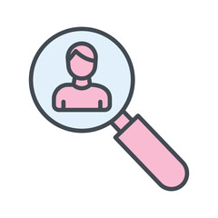 Employee Hunt Vector Icon