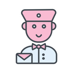 Mail Carrier Vector Icon
