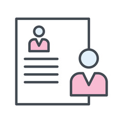 HR Policy Vector Icon