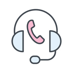 Support Hotline Vector Icon