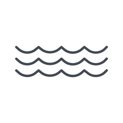Water Wave Vector Icon