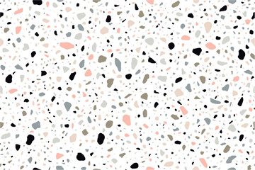Terrazzo seamless background. Pastel-colored background.