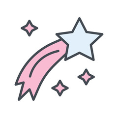 Shooting Star Vector Icon