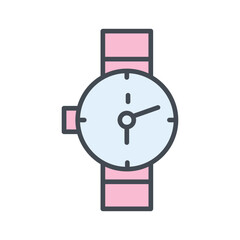 Monitor Watch Vector Icon